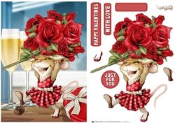 Mrs Valentine Rose Mouse