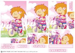 Pretty in Pink Biker Girl! Pyramid.