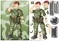 Army Dude Red Beret