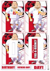 England Footballer Dude Ii Inverted Pyramid.