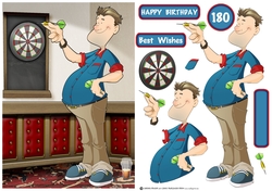 Darts Dude Blue