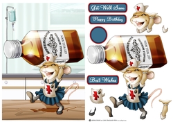 Nurse Mouse Get Well Soon