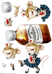 Nurse Mouse Get Well Soon