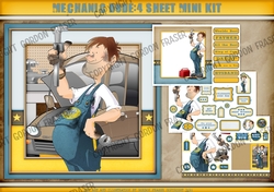 Mechanic Dude 4 Sheet Mini Kit
