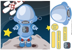 Randalf Robot 8x8 Quick Card