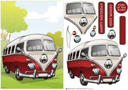 Camper Van Red