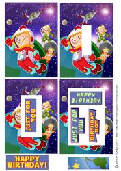 Space Kids Inverted Pyramid.