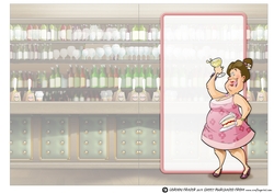 Wine and Cake Dudess Pink Insert