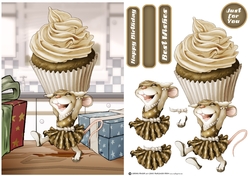 Mrs Cup Cake Mouse (Chocolate)