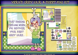 Veras Grey Hair 4 Sheet Mini Kit