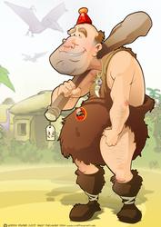 Caveman Dude A4.