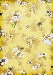 Bee Life Backing Paper Gold