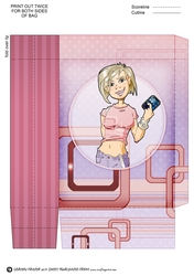 Teen Text Dudess Pink Mini Gift Bag