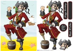 Pirate Dude Red
