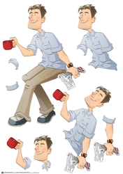 Best Dad Red Car Decoupage Sheet
