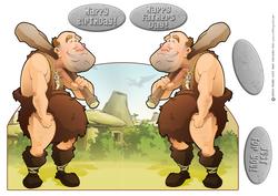 Caveman Dude Shaped.