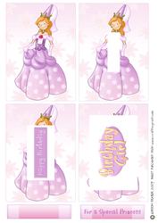 Pretty Pink Princess Inverted Pyramid.
