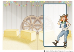 Line Dancer Lady Blue Insert