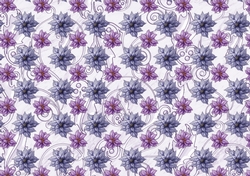 Poinsettia Christmas Spread Lilac