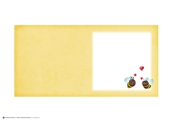 Mini Bee Card We were meant to be together Insert (5x5)