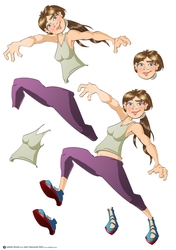Indoor Climber Dudess Decoupage Sheet