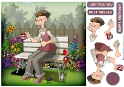 Gardening Dude 2 8x8 Quick Card