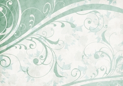 Saffron Swirl Paper Aqua