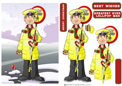 Christmas Lollipop Man Dude