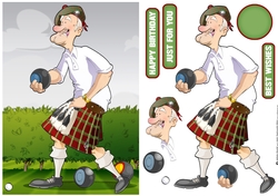 Scottish Bowling Dude