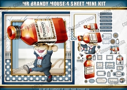 Mr Brandy Mouse Four Sheet Mini KIt