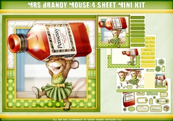 Mrs Brandy Mouse Four Sheet Mini KIt
