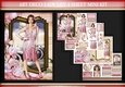 Art Deco Lady Lily 4 Sheet mini Kit Light Pink