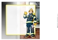 Fireman Dude Blue Uniform 8x8 Insert