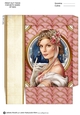 Art Deco Lady Christmas Athena Mini Bag Light Pink