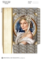 Art Deco Lady Christmas Athena Mini Bag Silver