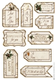 Luxury Christmas Gift Tags Cream