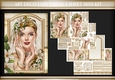 Art Deco Lady Emilia 4 Sheet Mini Kit Cream