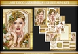 Art Deco Lady Emilia 4 Sheet Mini Kit Gold