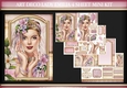 Art Deco Lady Emilia 4 Sheet Mini Kit Light Pink