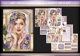 Art Deco Lady Emilia 4 Sheet Mini Kit Lilac