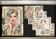 Art Deco Lady Emilia 4 Sheet Mini Kit Silver