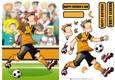Football Dude Gold and Black