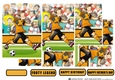 Football Dude Gold and Black Pyramid