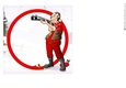 Christmas Clay Pigeon Shooting Dude 7x7 Quick Card Insert