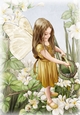 Forest Fairy Evie Gold A4
