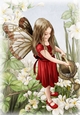 Forest Fairy Evie Red A4