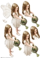 Forest Fairy Evie Cream Decoupage Sheet