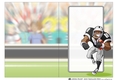 American Football Dude (Black and Silver) 2 Insert