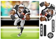 American Football Dude (Black and Silver) 8x8 Quick Card 2