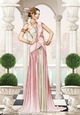Art Deco Lady Alena A4 Light Pink